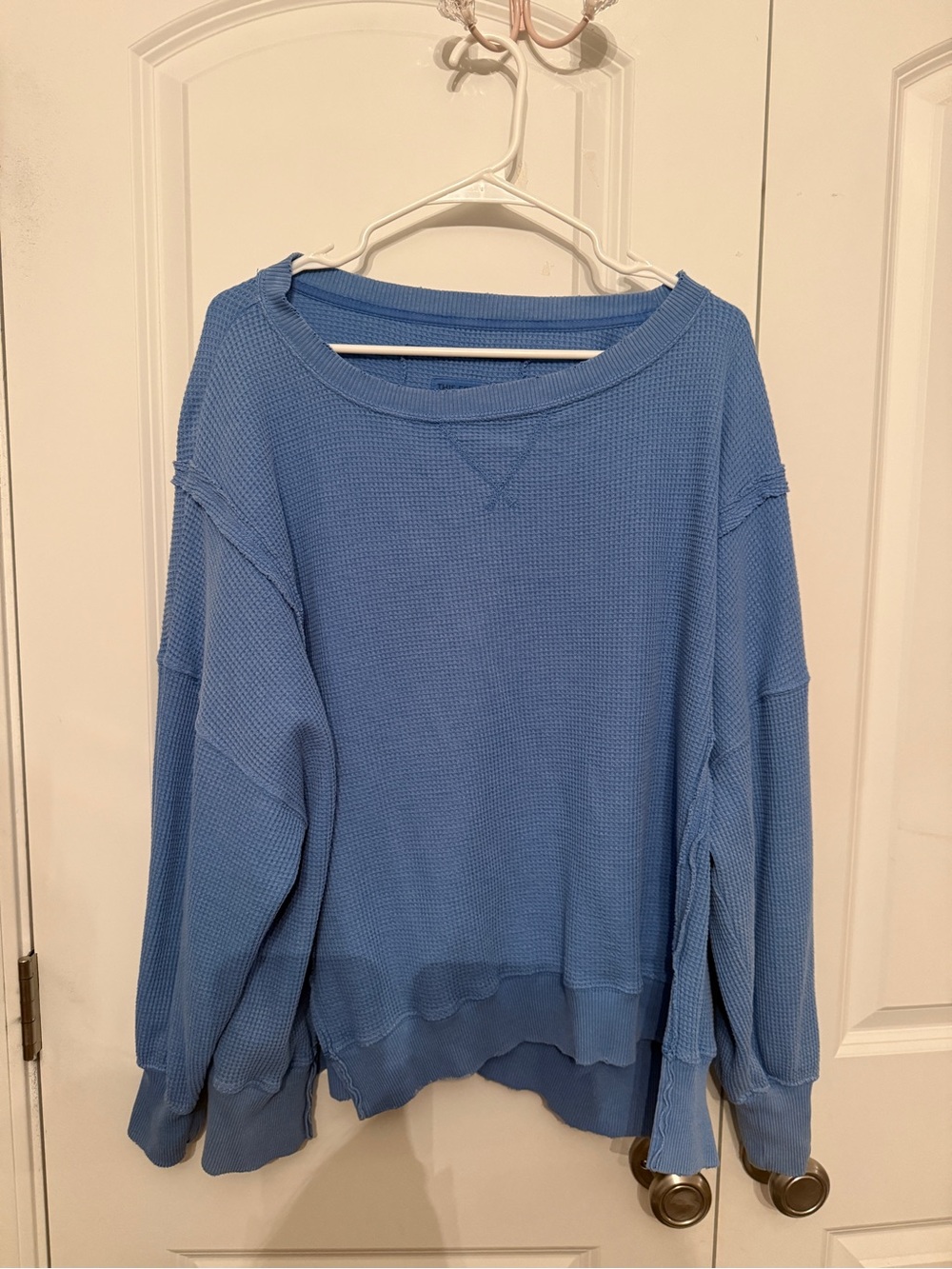 Aerie Oversized Waffle Crewneck